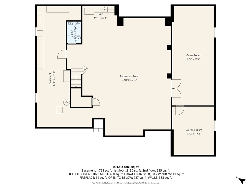 472 Timber Walk Court Springboro, OH 45066 - Photo 86 of 86 Lower level floor plan plan