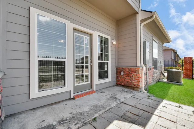 a house with a outdoor space