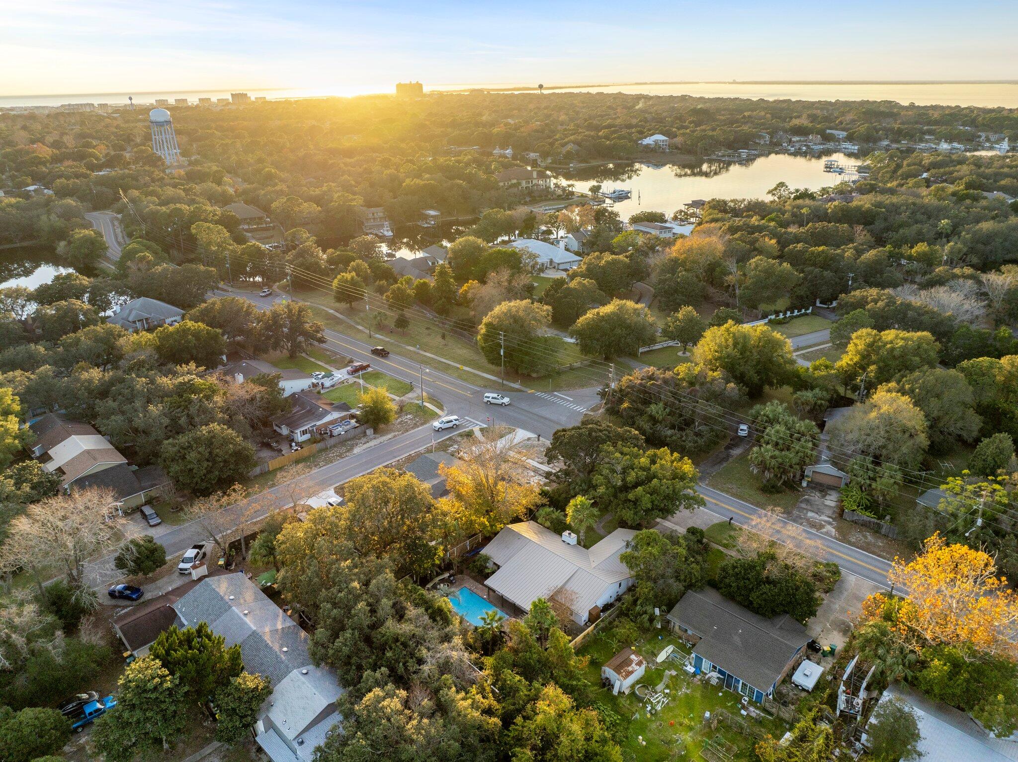 704 Main Street Destin, FL 32541 - Photo 58 of 59 an aerial view of residential houses with city view