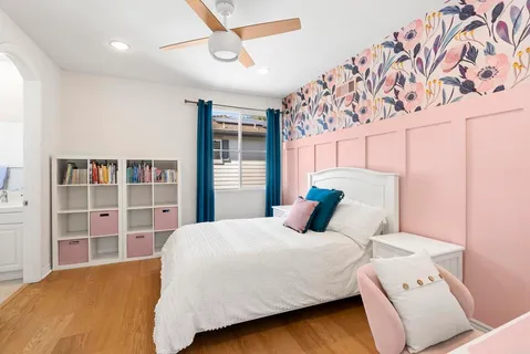 an aerial view of a city with lots of residential buildings