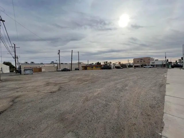 a car parked on the side of the road