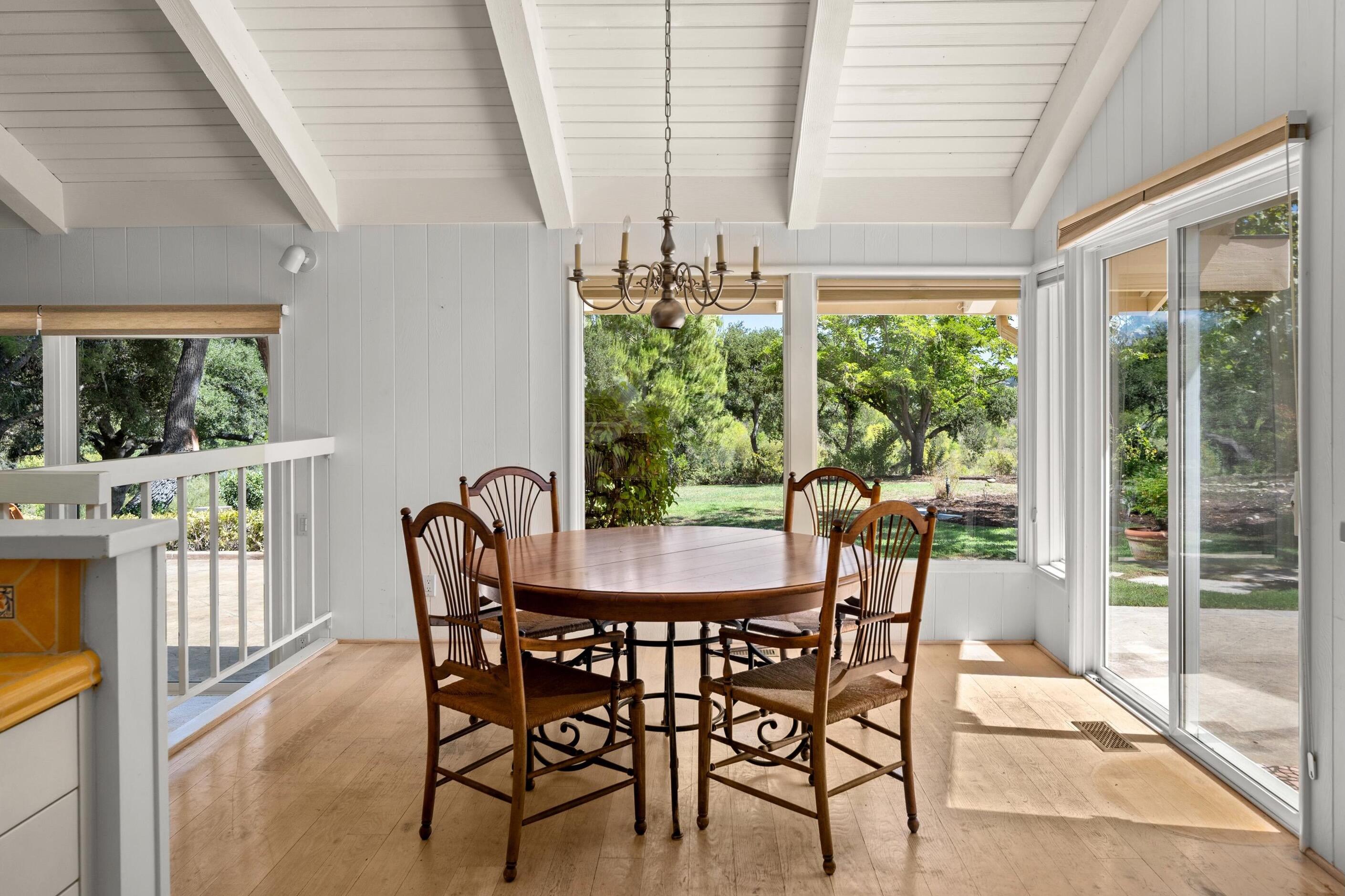 166 Rancho Alisal Drive Solvang, CA 93463 - Photo 7 of 24 a view of a dining room with furniture window and outside view