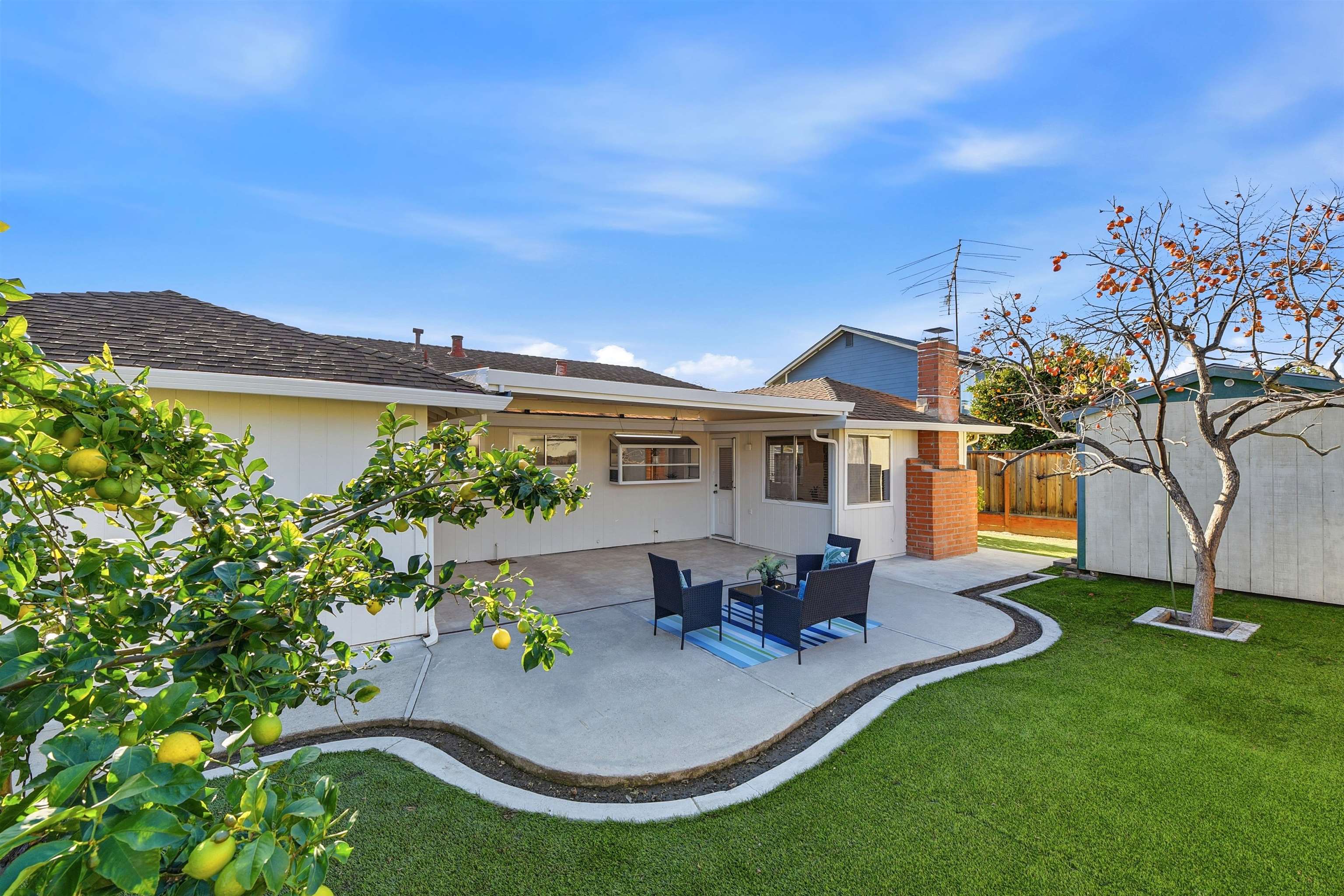 37768 Rockspray Street Newark, CA 94560 - Photo 31 of 34 a view of a backyard with plants and patio