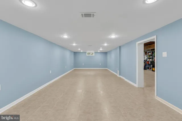 a room with gym equipment