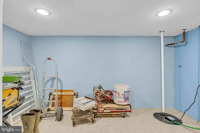 a view of storage and utility room