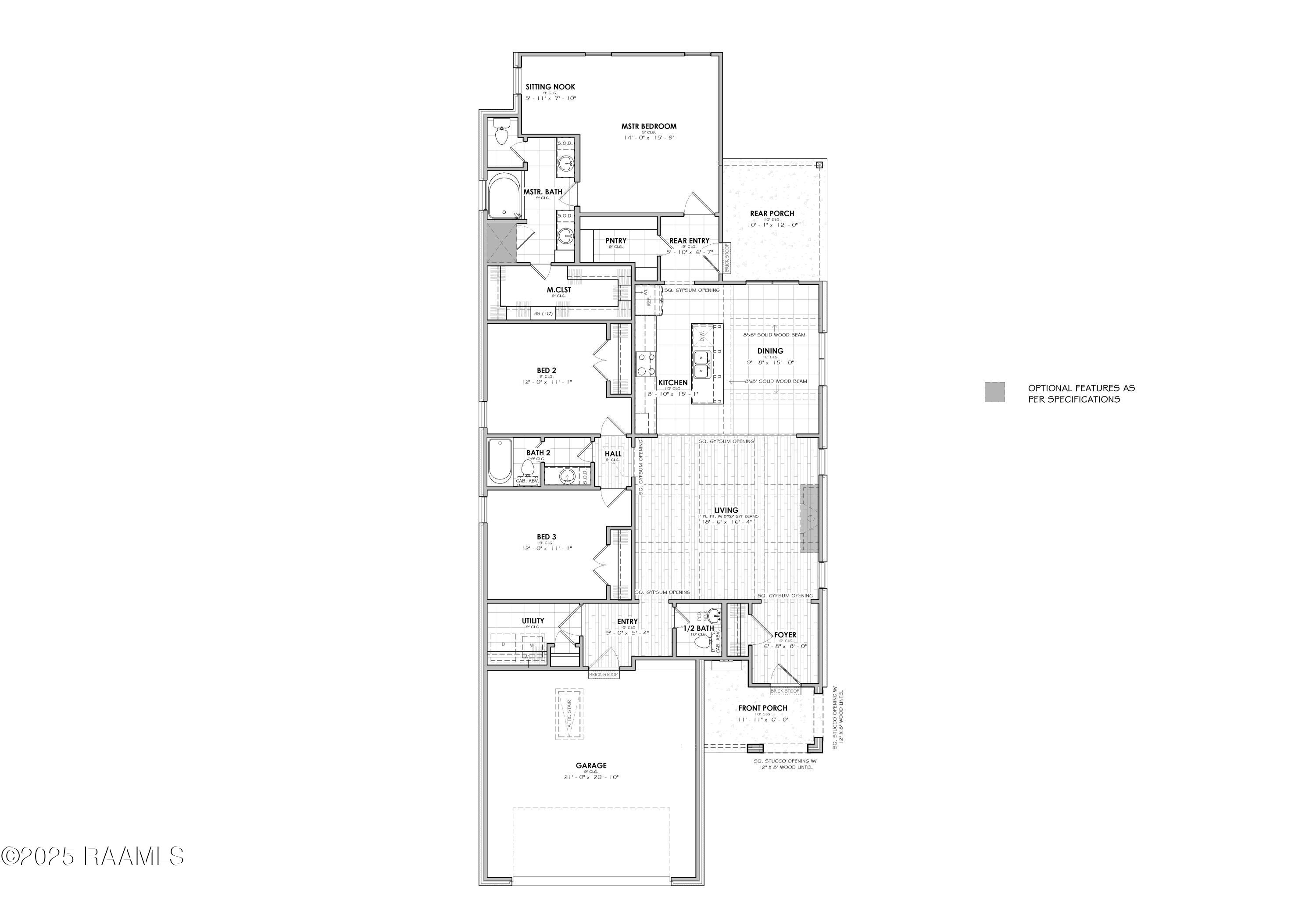 127 Crooked Pine Lane Scott, LA 70583 - Photo 9 of 13 Laken Heritage - Base Plan_20241007