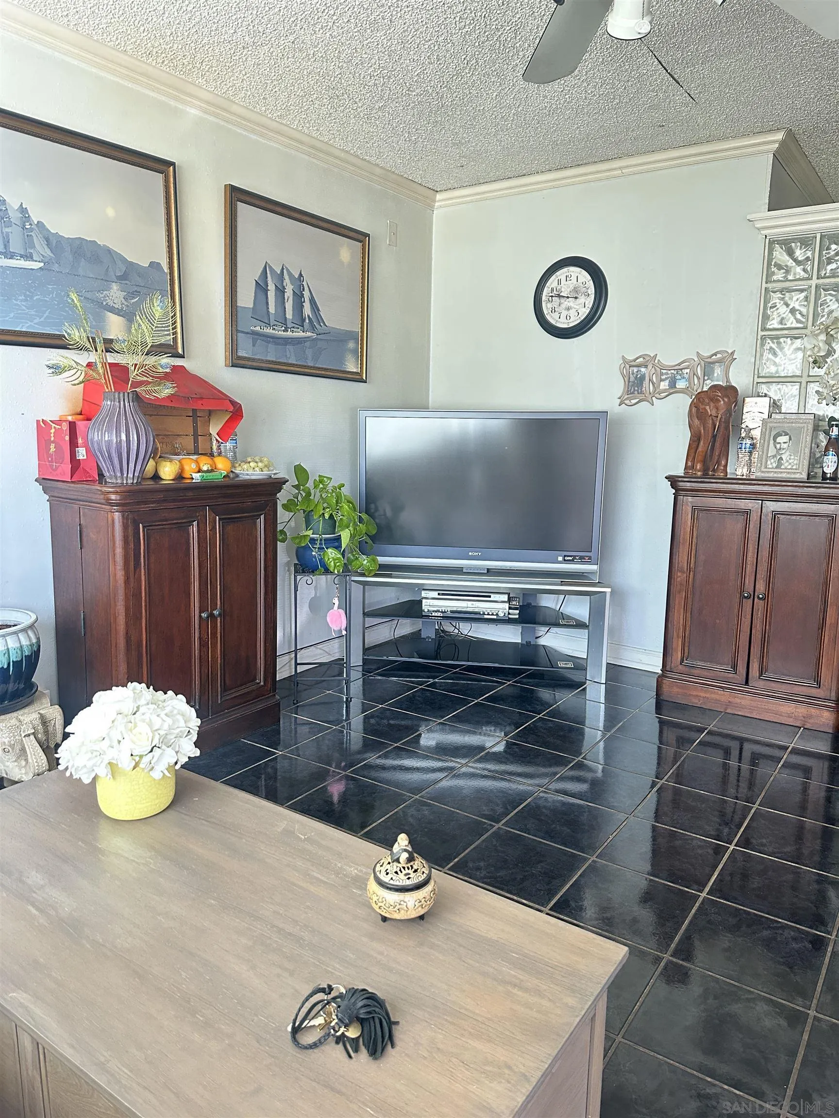 1046 Bartlett Drive Vista, CA 92084 - Photo 3 of 12 a view of kitchen island with furniture and wooden floor
