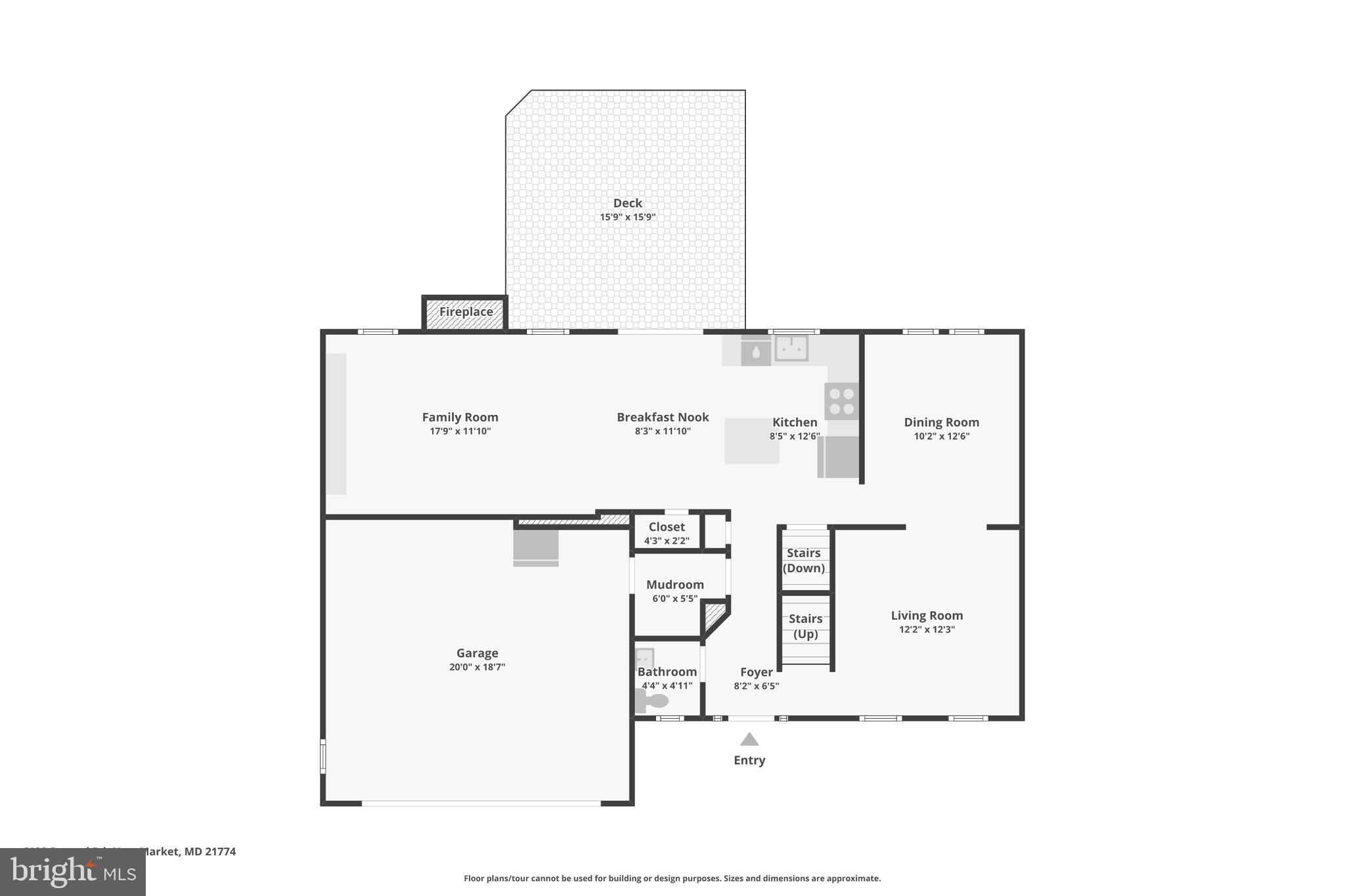 6120 Samuel Road New Market, MD 21774 - Photo 64 of 66 Main Level Floorplan