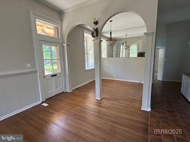 16 Railroad Place Pennington, NJ 08534 - Photo 14 of 14 an empty room with wooden floor and windows
