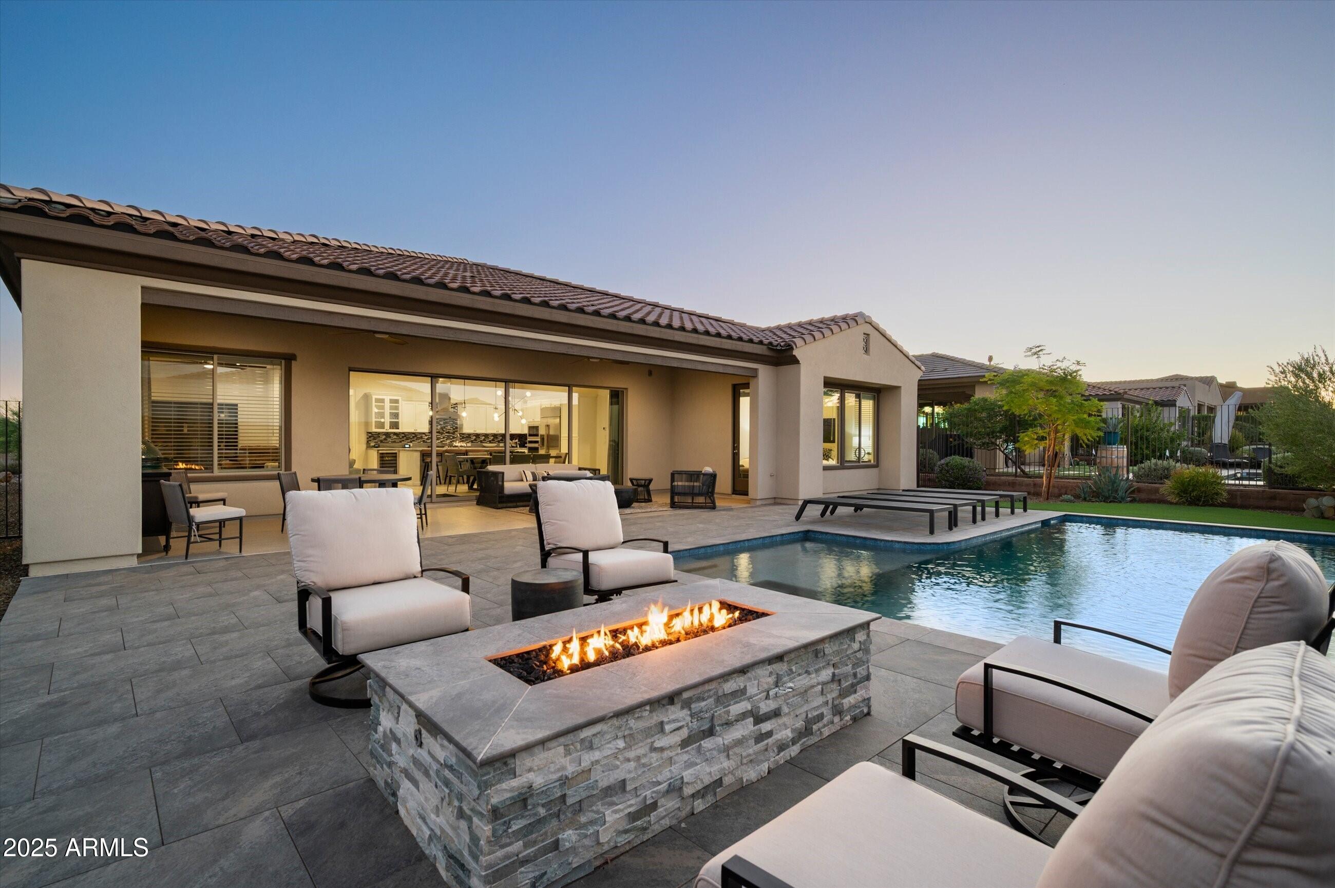 17864 East Veit Springs Drive Rio Verde, AZ 85263 - Photo 26 of 44 Built-In Gas Firepit