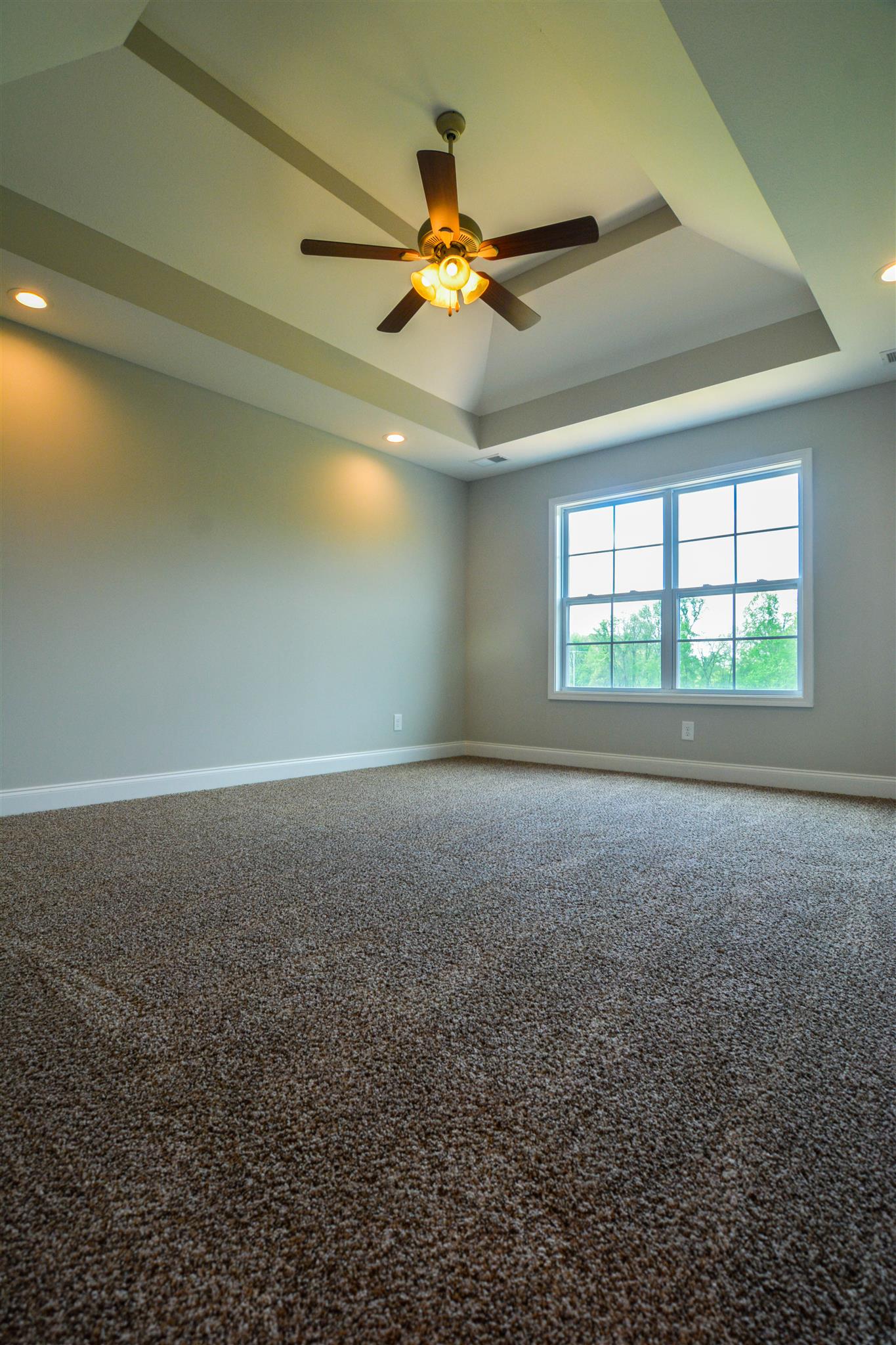 780 Grays Chapel Road Southside, TN 37171 - Photo 18 of 30 an empty room with a ceiling fan and window