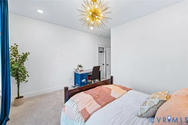 a view of a park with a slide