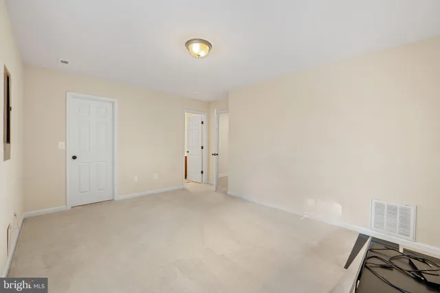 a view of an empty room