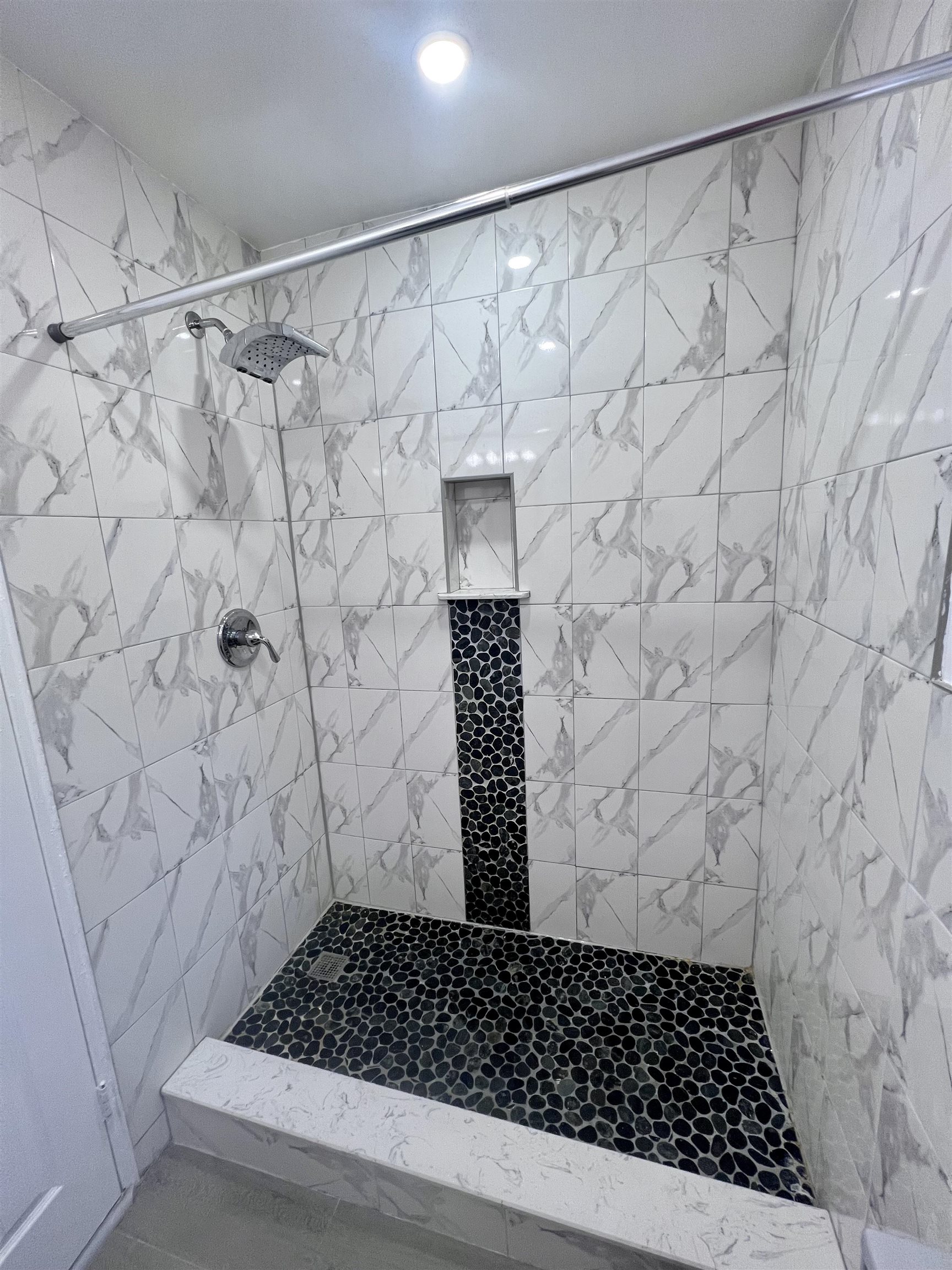 165 Vroom Street, Unit 1F Jersey City, NJ 07306 - Photo 6 of 11 a bathroom with a shower