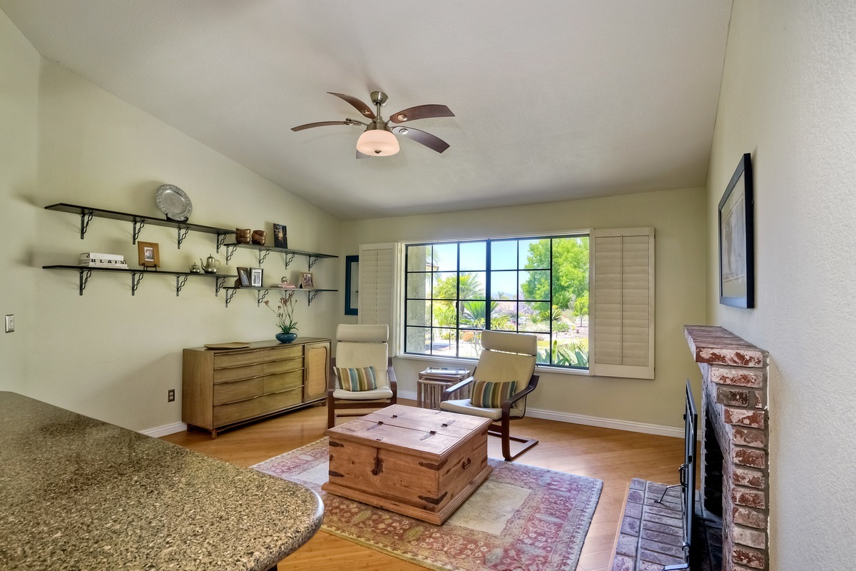 1501 Del Mar Road Oceanside, CA 92057 - Photo 4 of 25 Family Room with Brick Fireplace