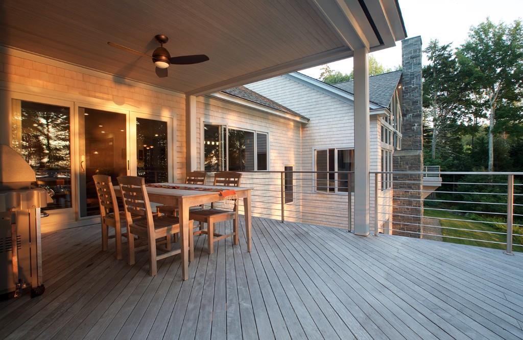 149 Treasure Point Road Tenants Harbor, ME 04860 - Photo 25 of 30 Main living deck with covered...
