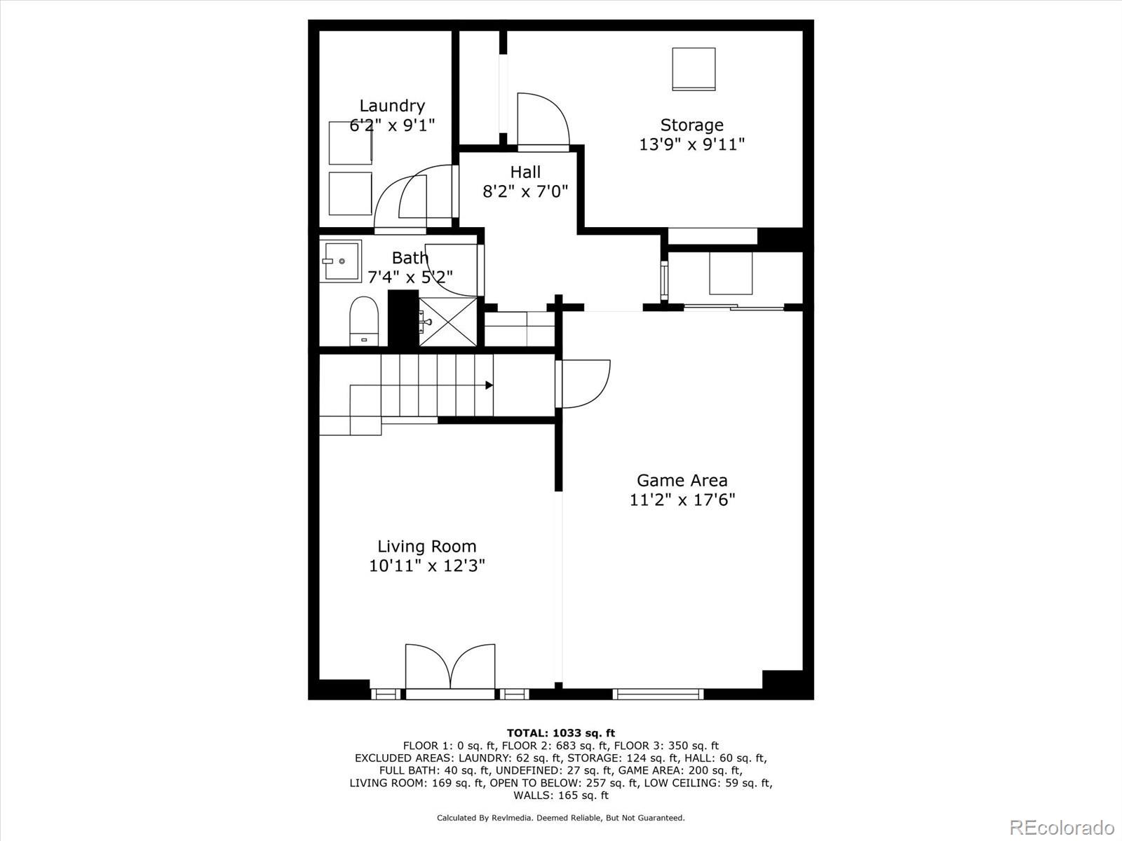 136 Nebraska Drive Idaho Springs, CO 80452 - Photo 29 of 29 a picture of a floor plan