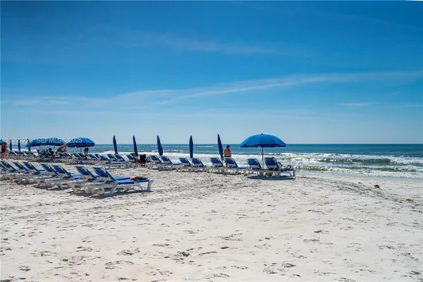 a view of an ocean view and building
