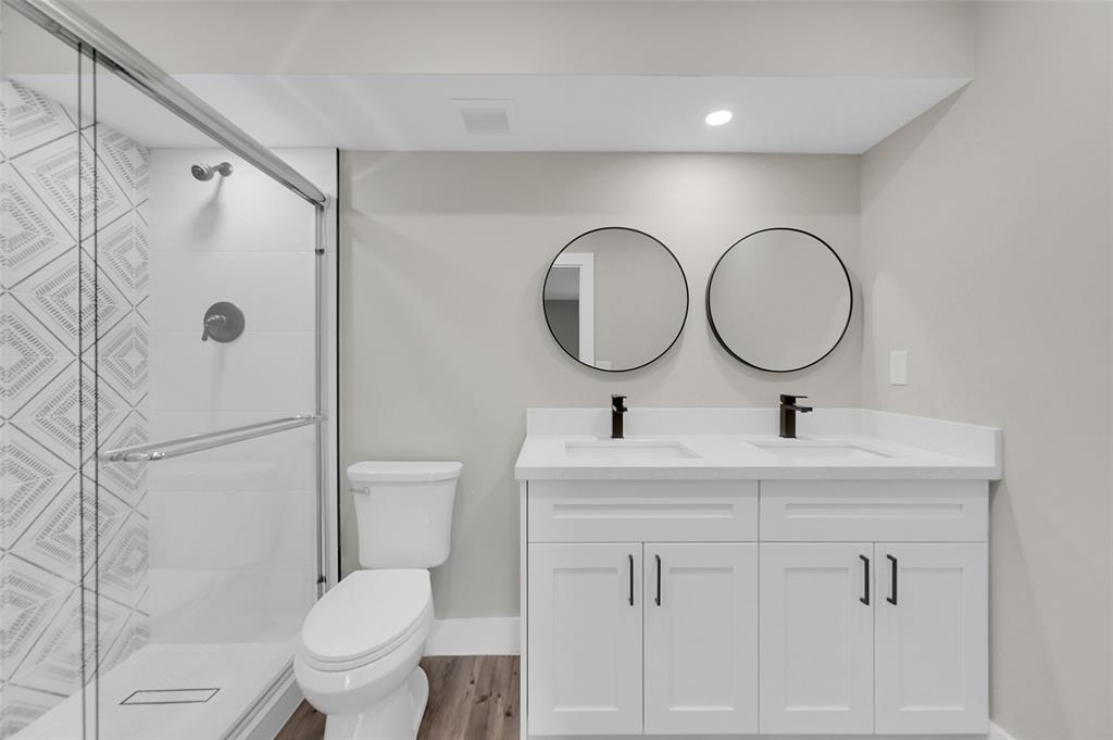 Lucaya Village Condominiums Coconut Creek, FL 33066 - Photo 15 of 28 a bathroom with 2 sink toilet and shower