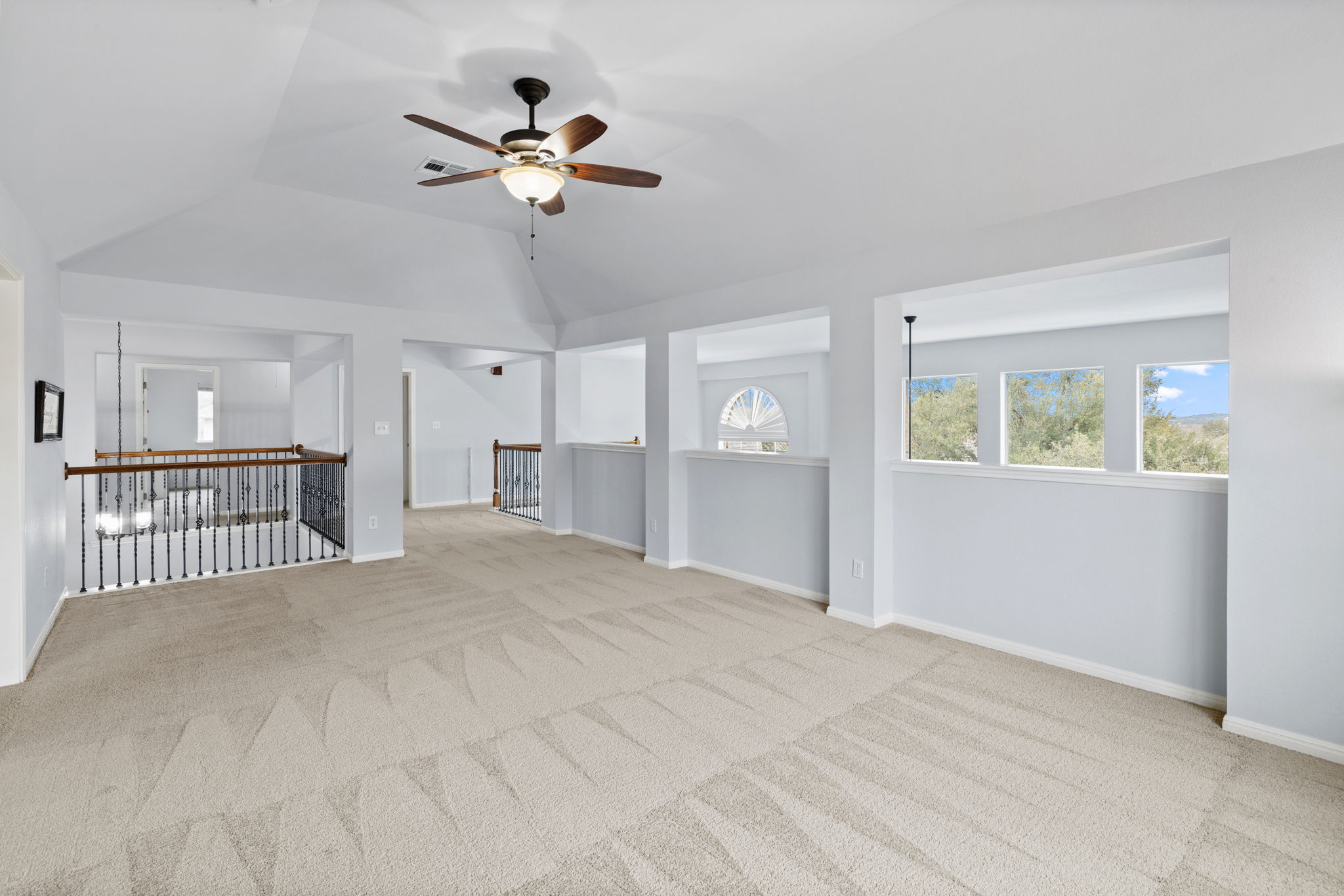 136 Eaton Lane Austin, TX 78737 - Photo 31 of 40 a view of an empty room with a window