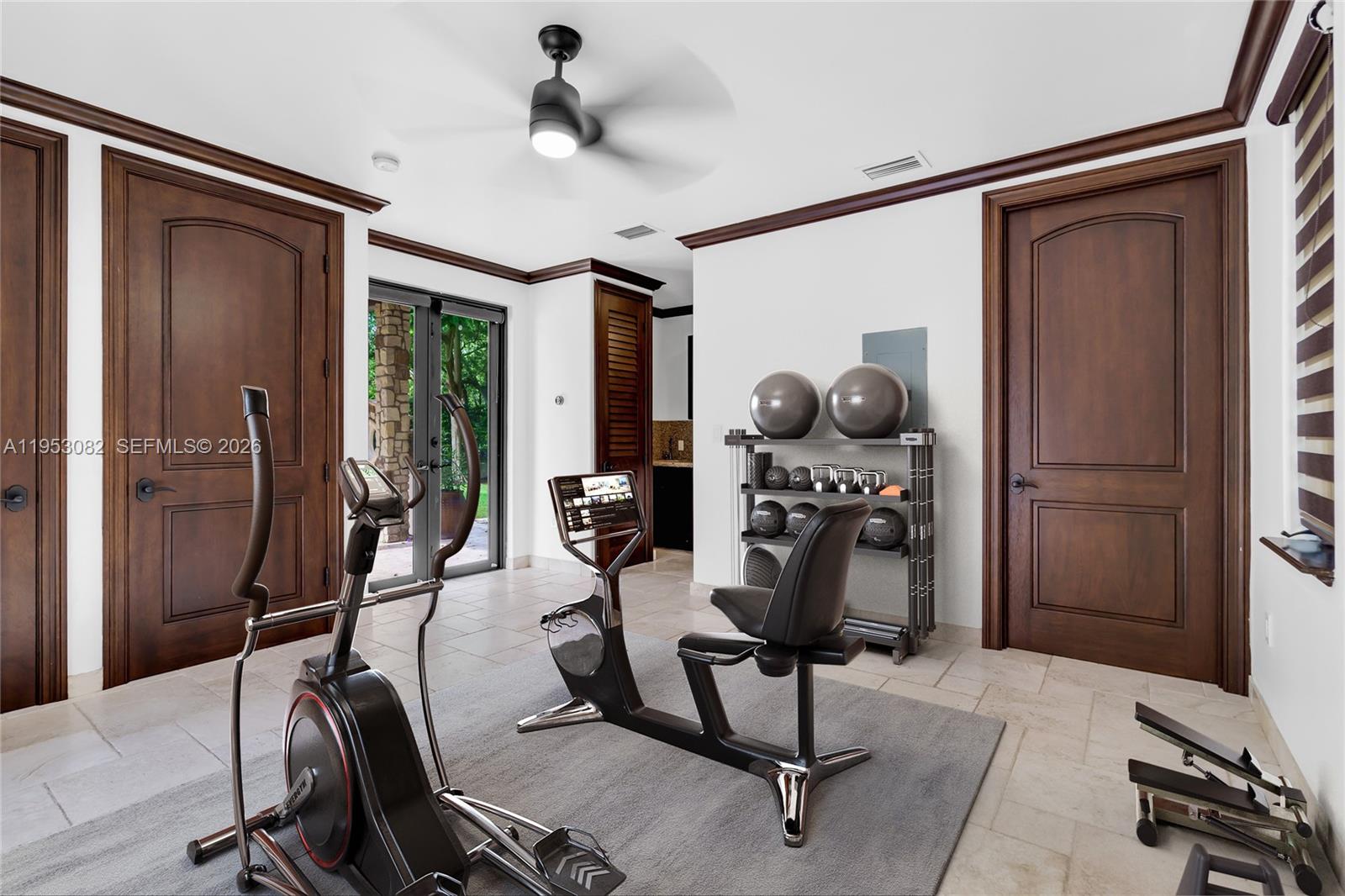 9801 Southwest 60th Court Pinecrest, FL 33156 - Photo 33 of 67 Guest House #1-Excercise room/Virtually staged