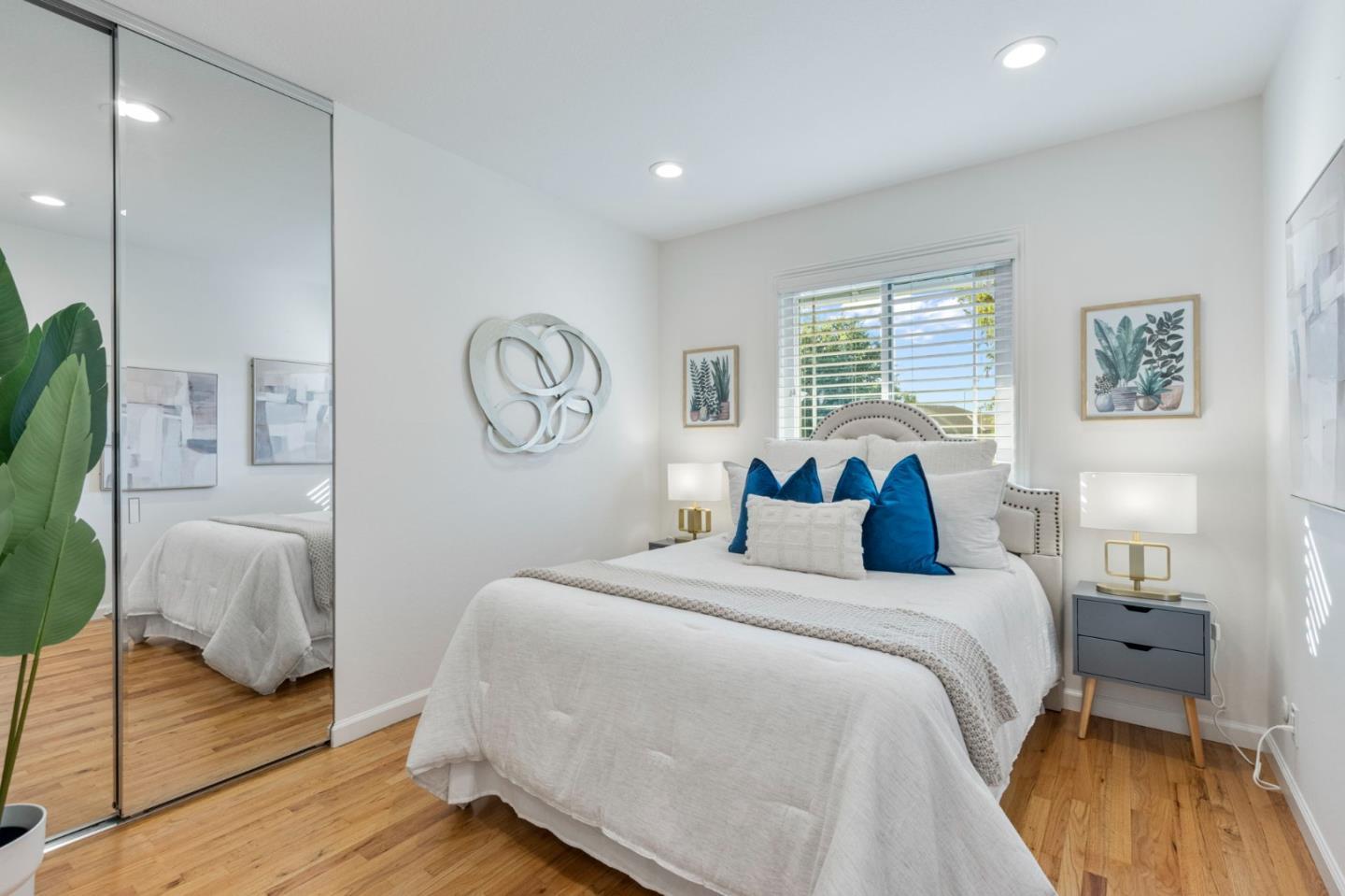 618 Azule Avenue San Jose, CA 95123 - Photo 32 of 48 a bedroom with bed and a clock