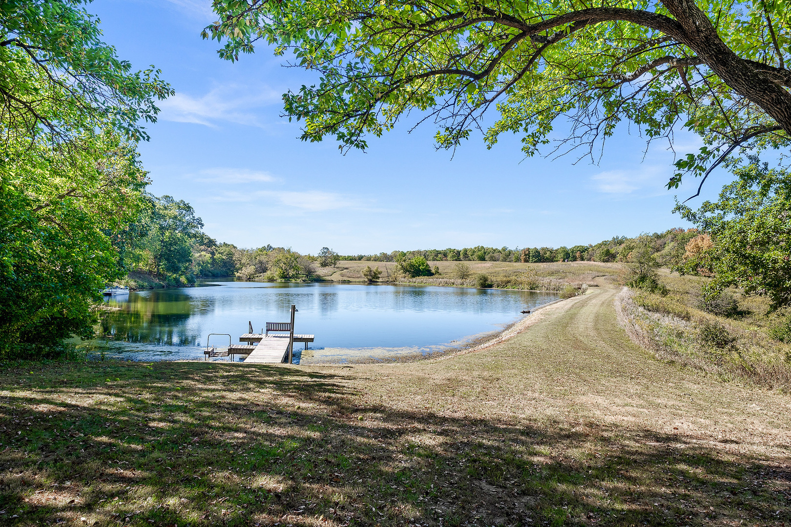 2296 Deer Ridge Court Carlock, IL 61725 - Photo 6 of 59 a view of a lake from a yard