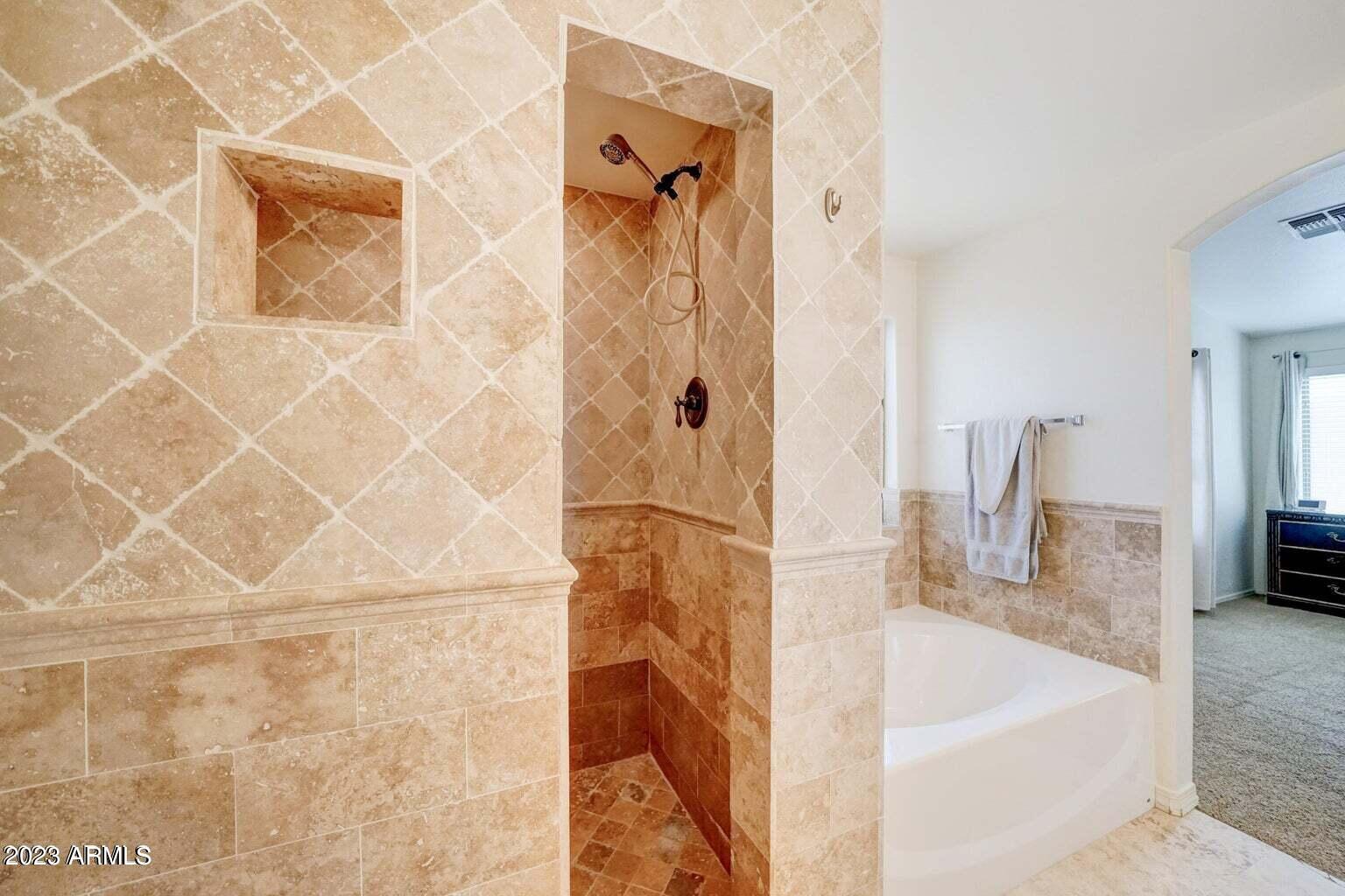 3563 East Blue Ridge Way Gilbert, AZ 85298 - Photo 20 of 30 Master Bath Shower