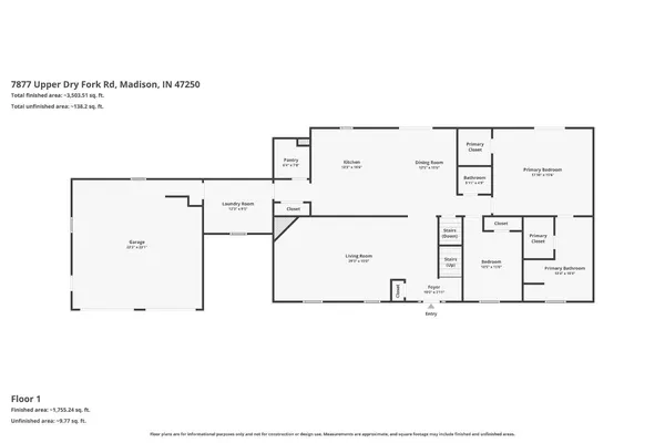 $512,900 | 7877 Upper Dry Fork Road, Madison, IN 47250