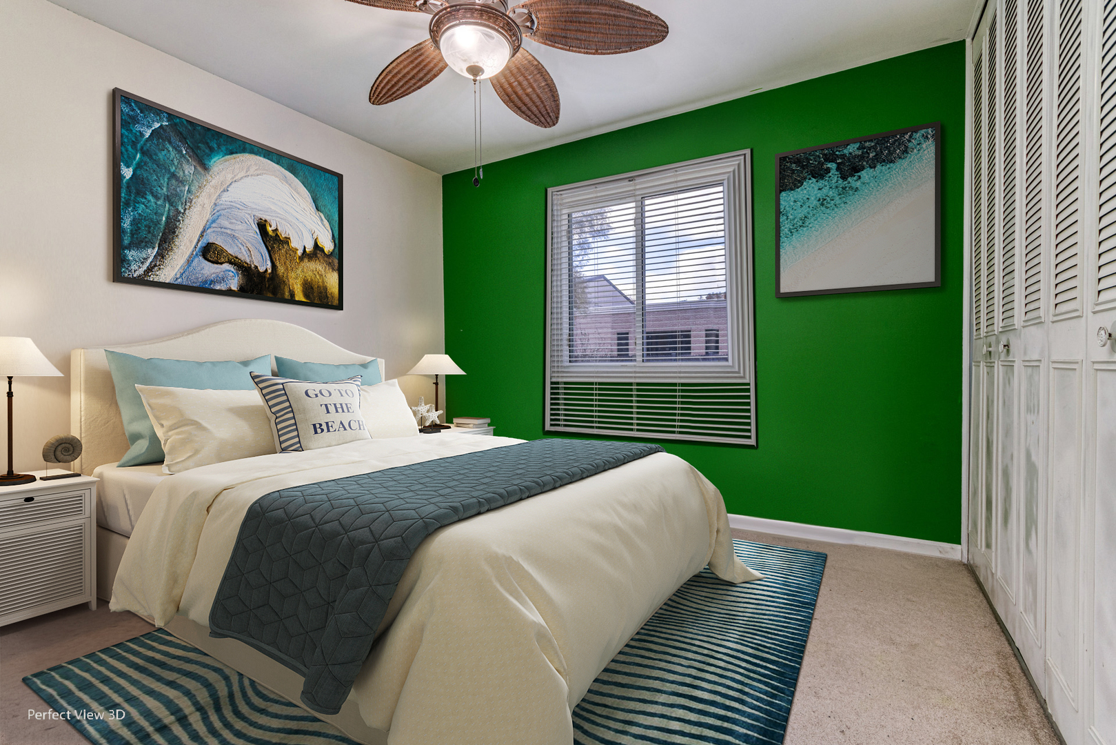 12 Roulock Road Montgomery, IL 60538 - Photo 10 of 17 a bedroom with a bed and a painting on the wall