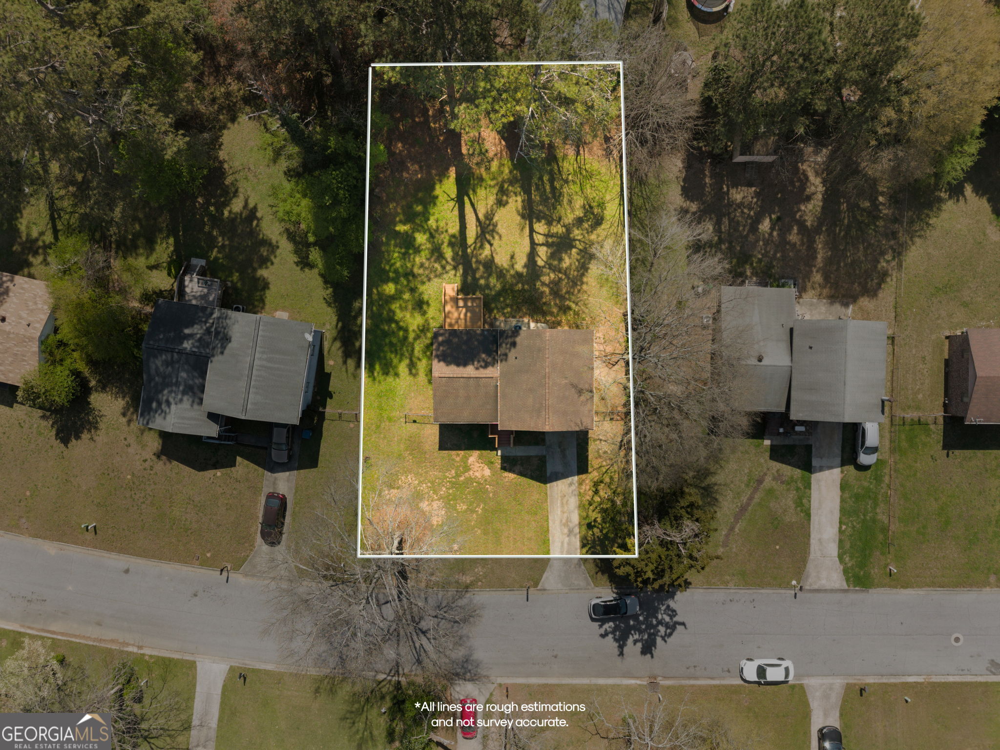 1685 Kinglet Road Jonesboro, GA 30238 - Photo 31 of 34 an aerial view of residential houses with outdoor space