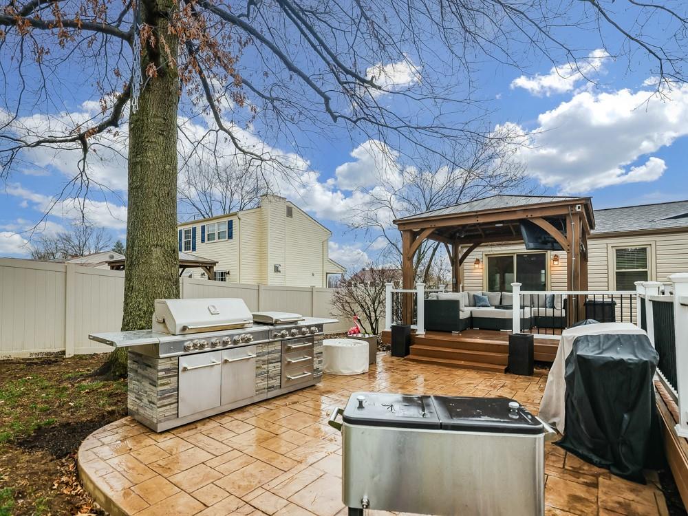 136 Ridgewood Drive Economy, PA 15042 - Photo 9 of 17 a view of a chairs and table in the patio