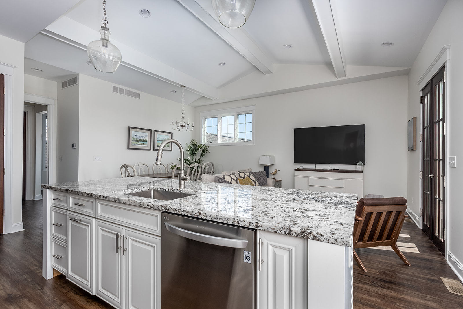 8 Port Place Ottawa, IL 61350 - Photo 13 of 32 a kitchen with granite countertop a sink and a stove top oven