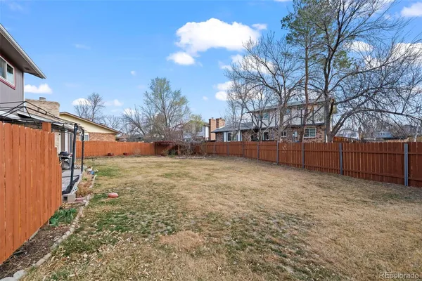 a backyard of a house