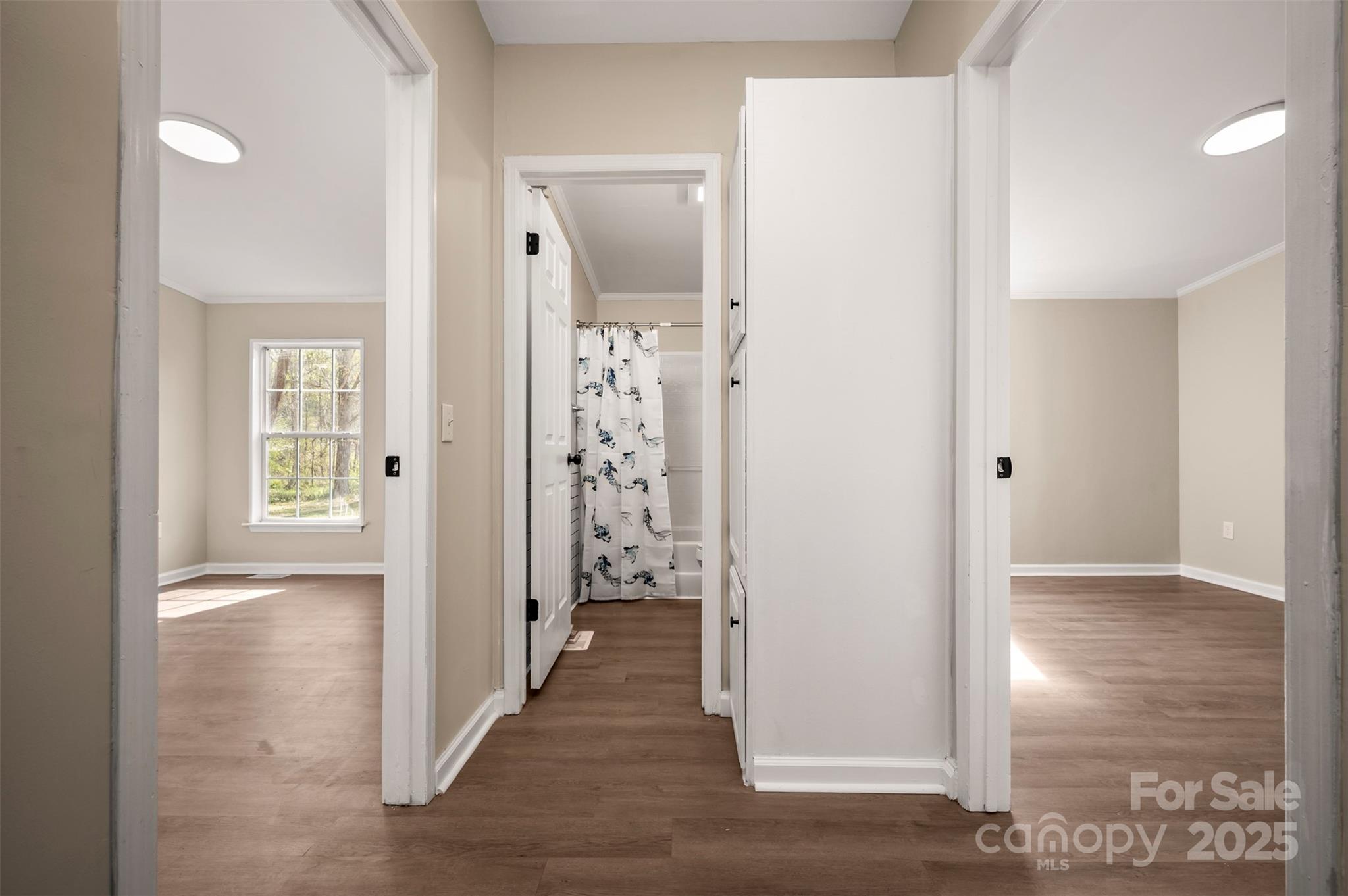 3114 Bostic Sunshine Highway Bostic, NC 28018 - Photo 14 of 48 a view of a hallway with wooden floor and closet area