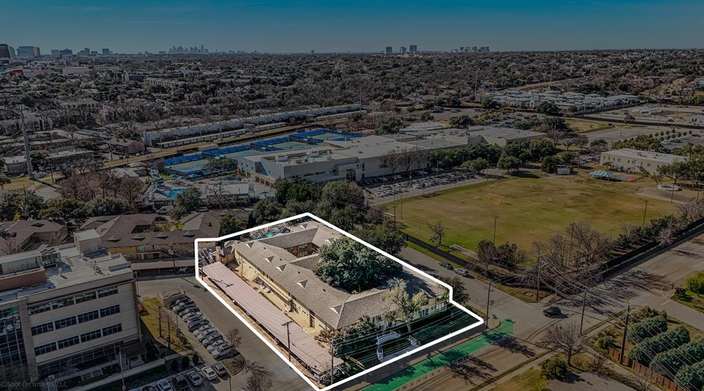 7910 Northaven Road, Unit B Dallas, TX 75230 - Photo 23 of 27 an aerial view of a house