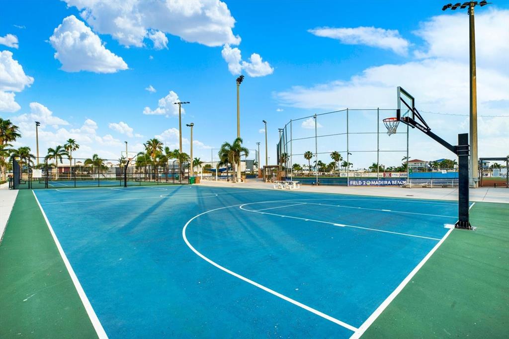 337 Rex Place, Unit A Madeira Beach, FL 33708 - Photo 40 of 48 a view of a indoor basketball court