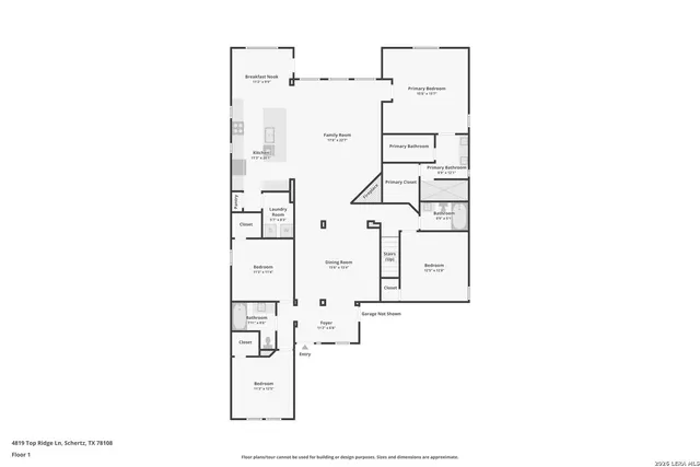 $425,000 | 4819 Top Ridge Lane, Schertz, TX 78108