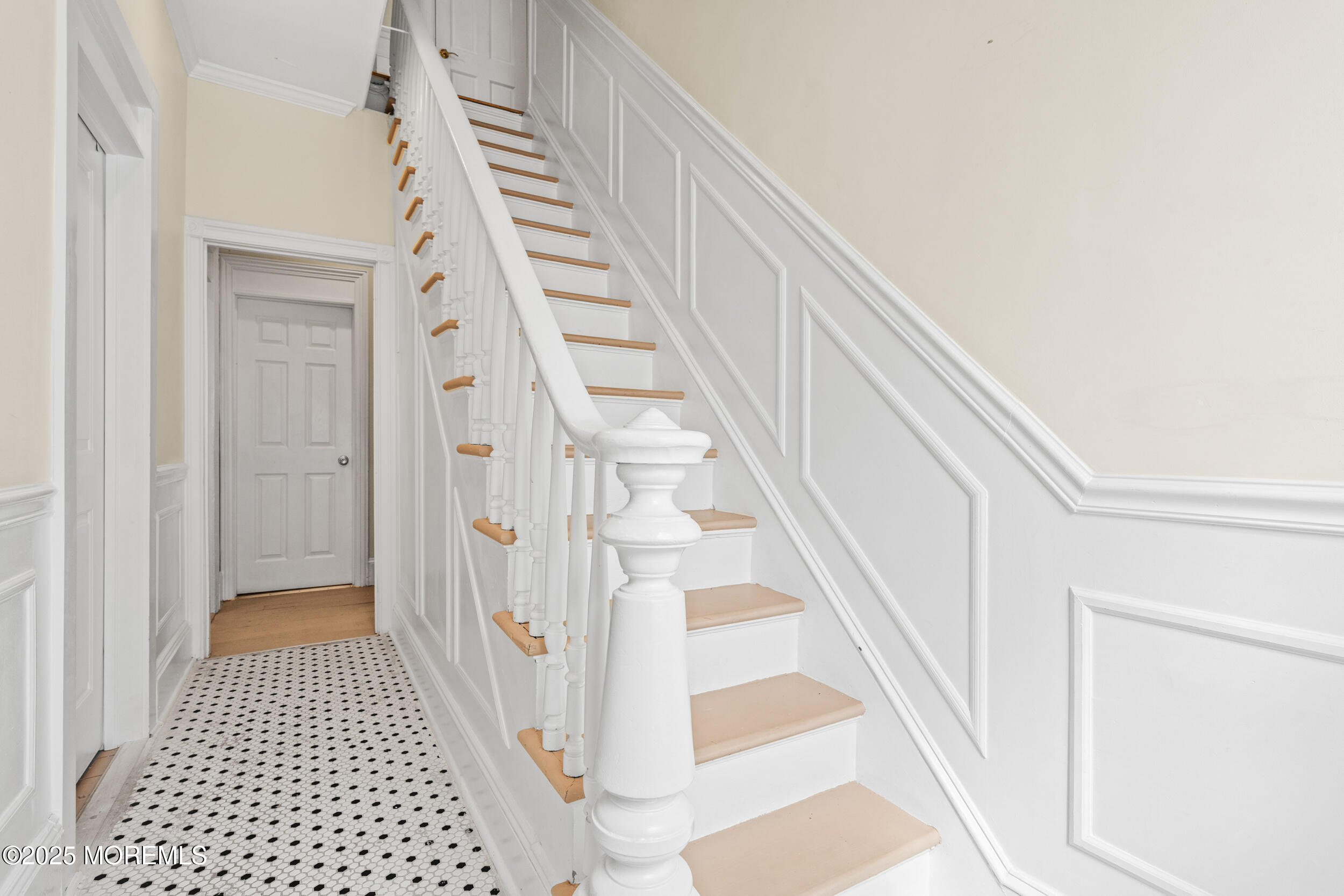 18 Abbott Avenue Ocean Grove, NJ 07756 - Photo 28 of 84 a view of a hallway with wooden floor and entryway