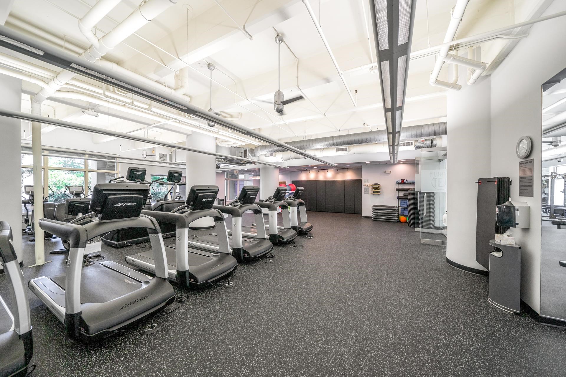 1500 Washington Street, Unit 8T Hoboken, NJ 07030 - Photo 35 of 50 a view of a room with gym equipment