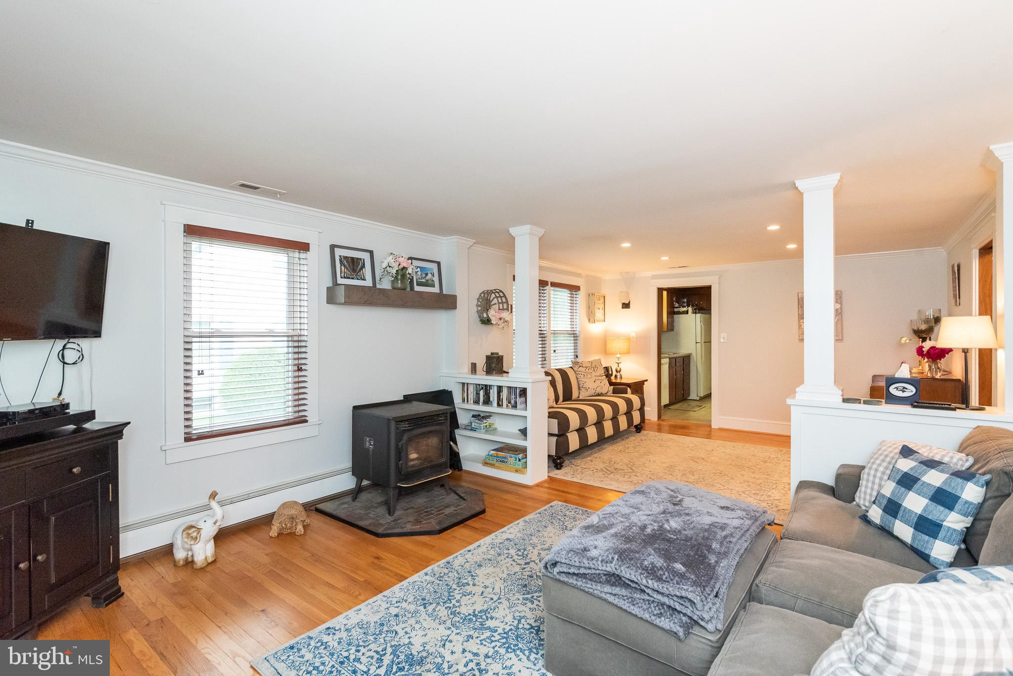 1808 Harford Road Fallston, MD 21047 - Photo 5 of 54 a living room with furniture and a flat screen tv