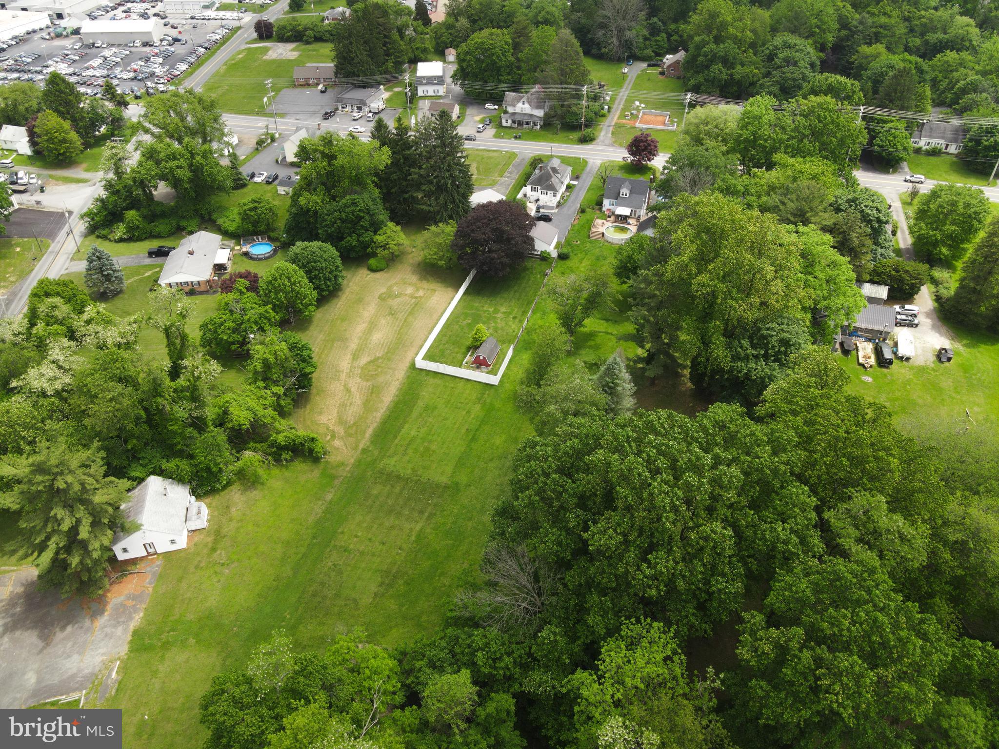 1808 Harford Road Fallston, MD 21047 - Photo 54 of 54 an aerial view of a residential houses with yard and swimming pool