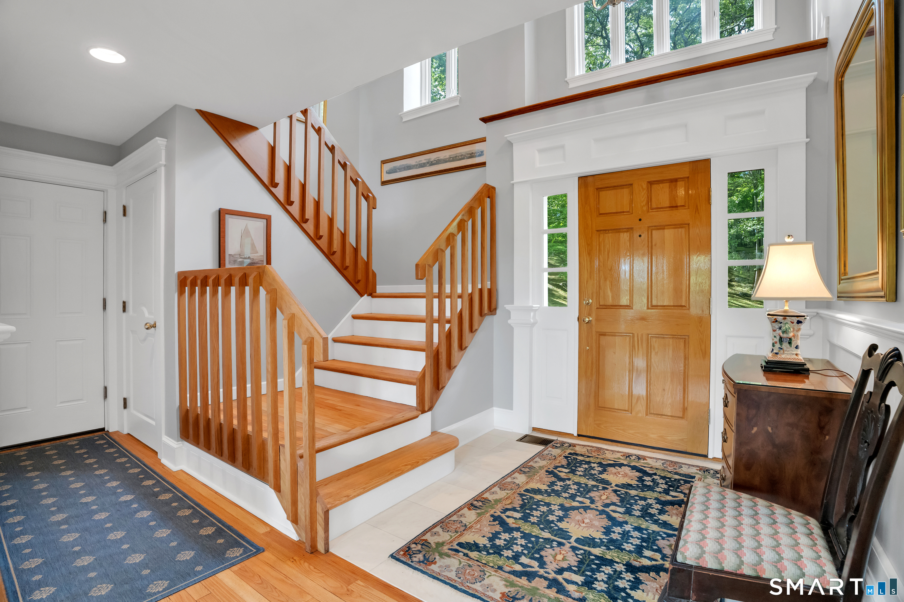253-4 Grassy Hill Road Lyme, CT 06371 - Photo 8 of 40 new honed marble floor in foyer