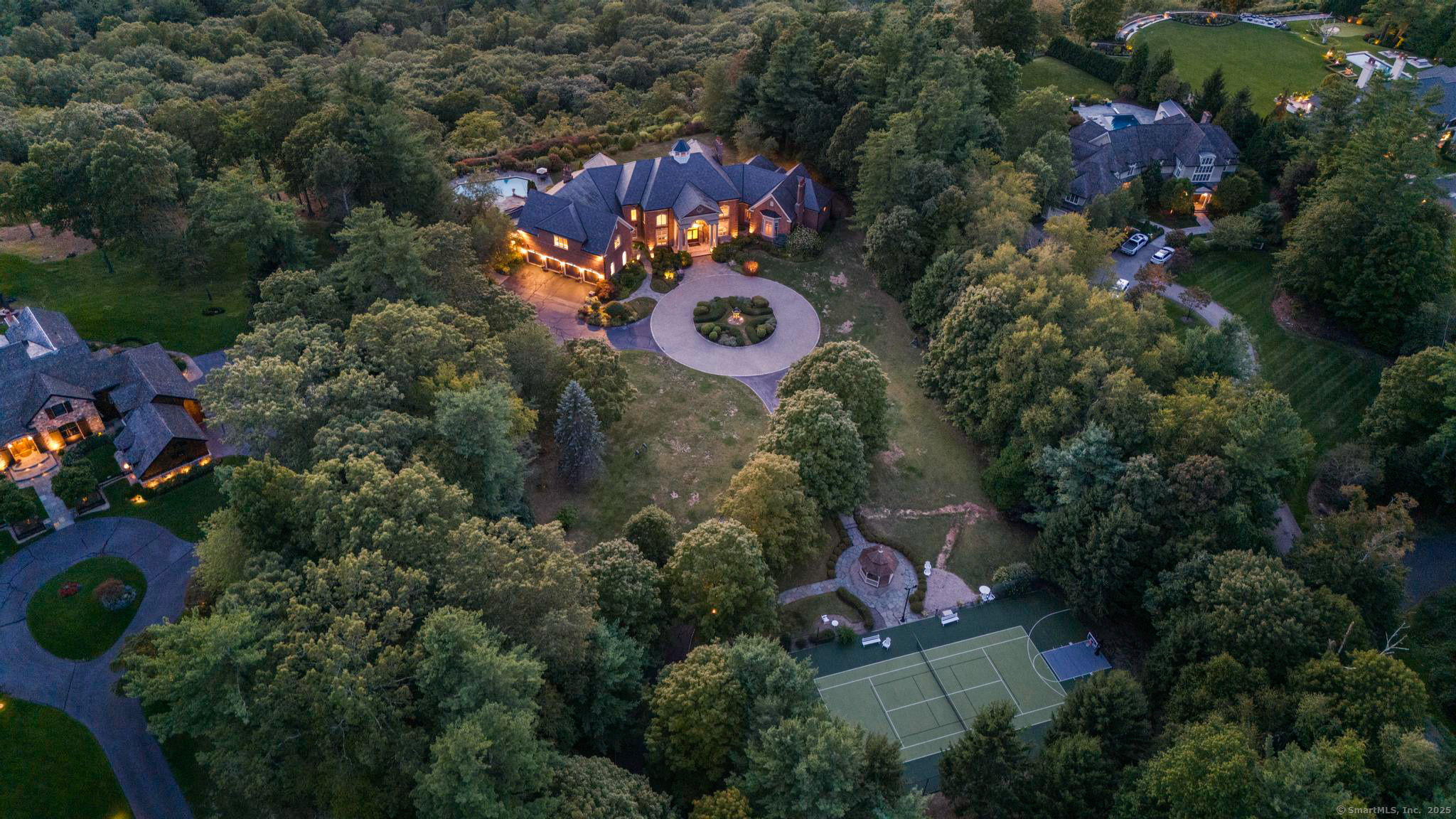 23 Robkins Road Avon, CT 06001 - Photo 2 of 40 an aerial view of a house swimming pool and outdoor space