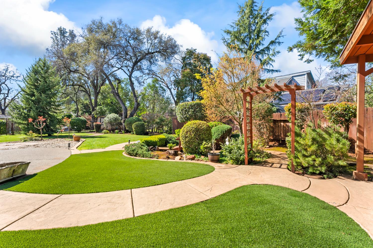 3708 Millbrae Road Cameron Park, CA 95682 - Photo 28 of 48 a view of a park with large trees
