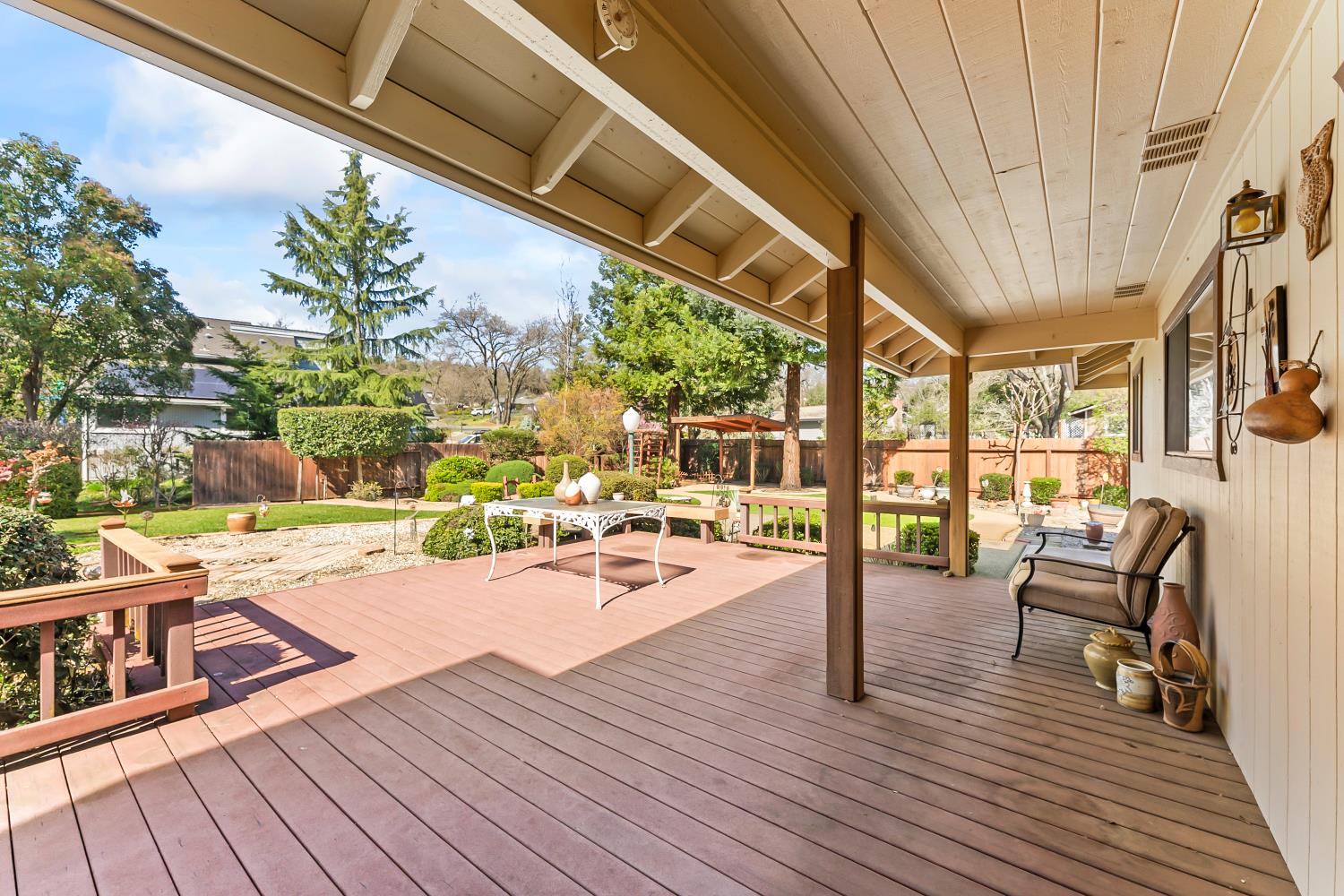 3708 Millbrae Road Cameron Park, CA 95682 - Photo 30 of 48 a outdoor space with wooden benches