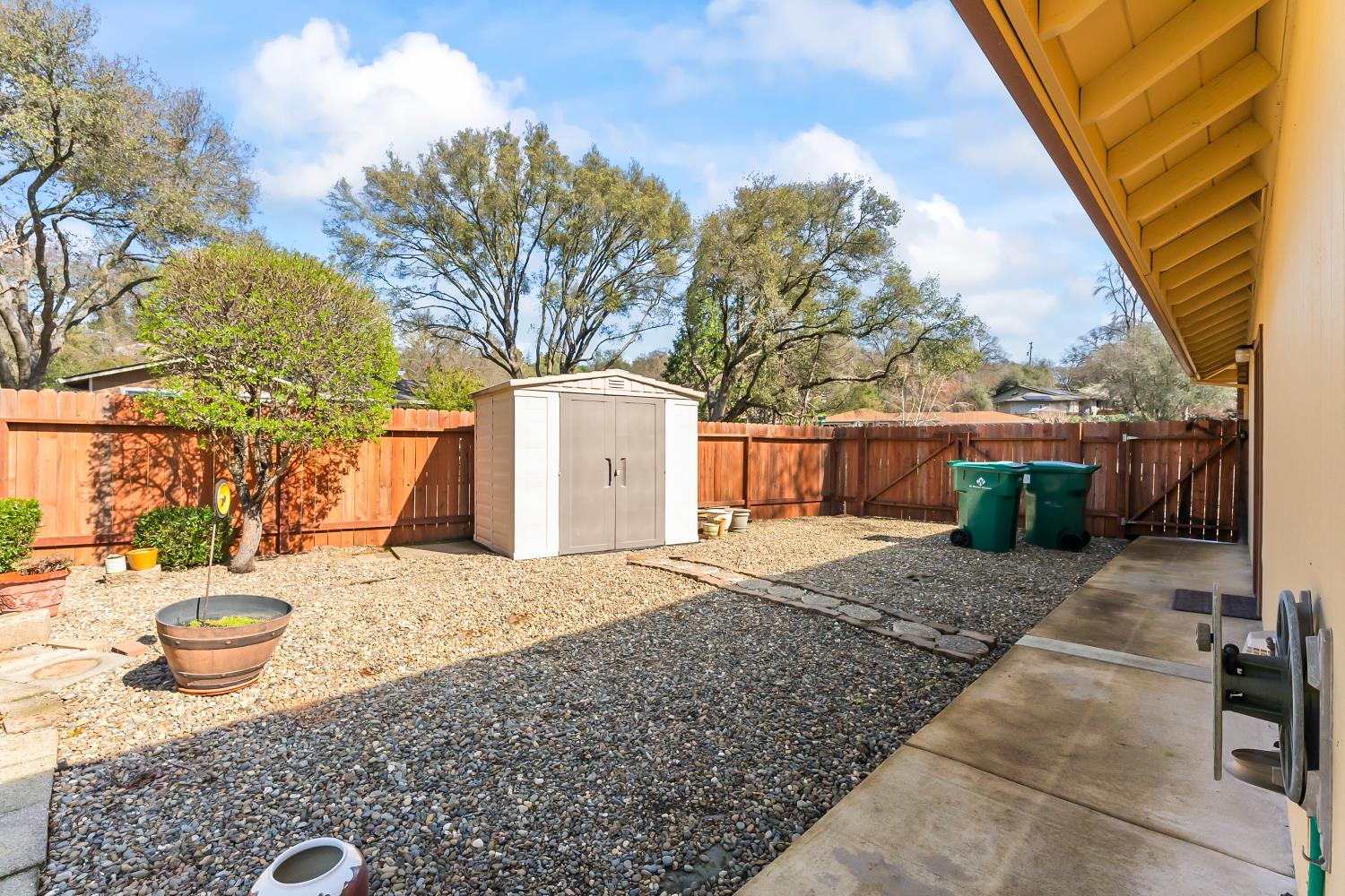 3708 Millbrae Road Cameron Park, CA 95682 - Photo 36 of 48 a view of a backyard