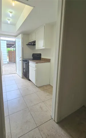 a view of an empty room