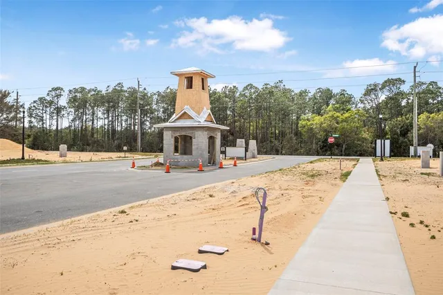 a view of a swimming pool with a yard