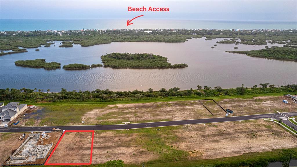 53 Coronado Road Flagler Beach, FL 32136 - Photo 8 of 29 a view of a city with an ocean